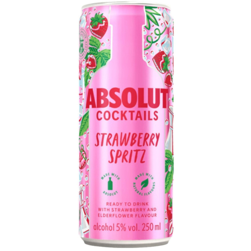 Absolut Cocktail Strawberry Spritz
