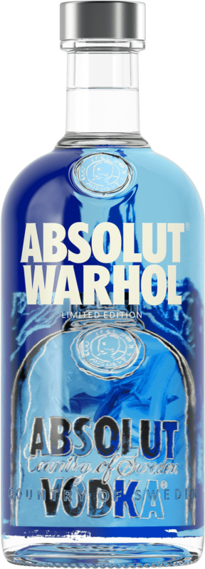 Absolut Warhol vodka limitovaná edice 40% obj.