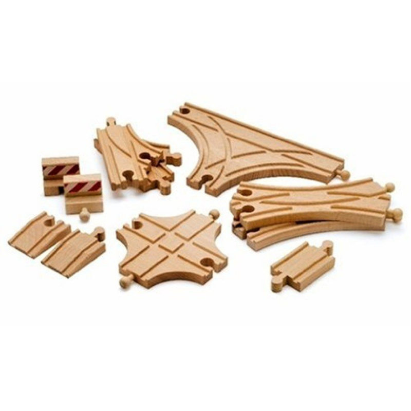 Brio 33307 Sada kolejnic pro vláčkodráhy, 11 kusů