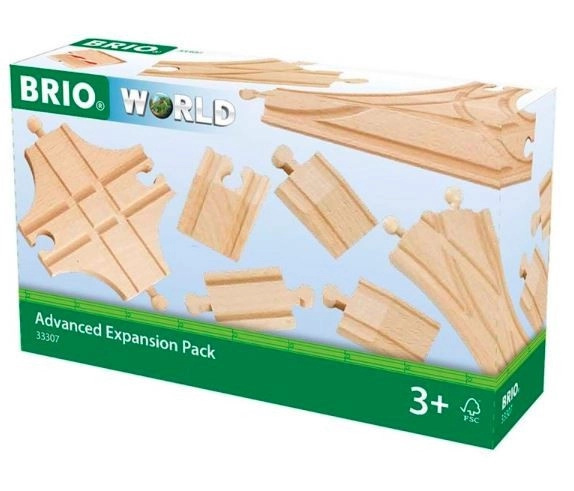 Brio 33307 Sada kolejnic pro vláčkodráhy, 11 kusů