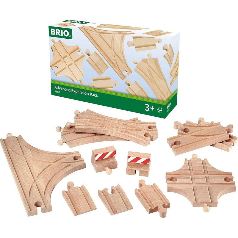 Brio 33307 Sada kolejnic pro vláčkodráhy, 11 kusů