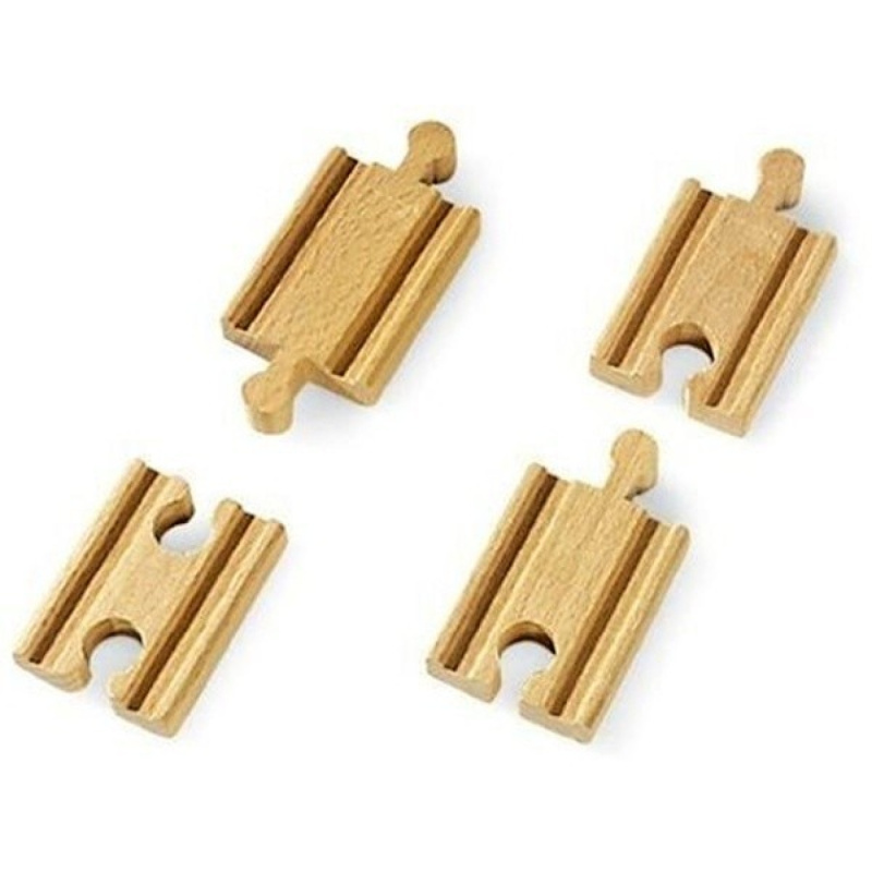 Brio 33333 Mini koleje rovné, spojky, 54mm, 4 ks