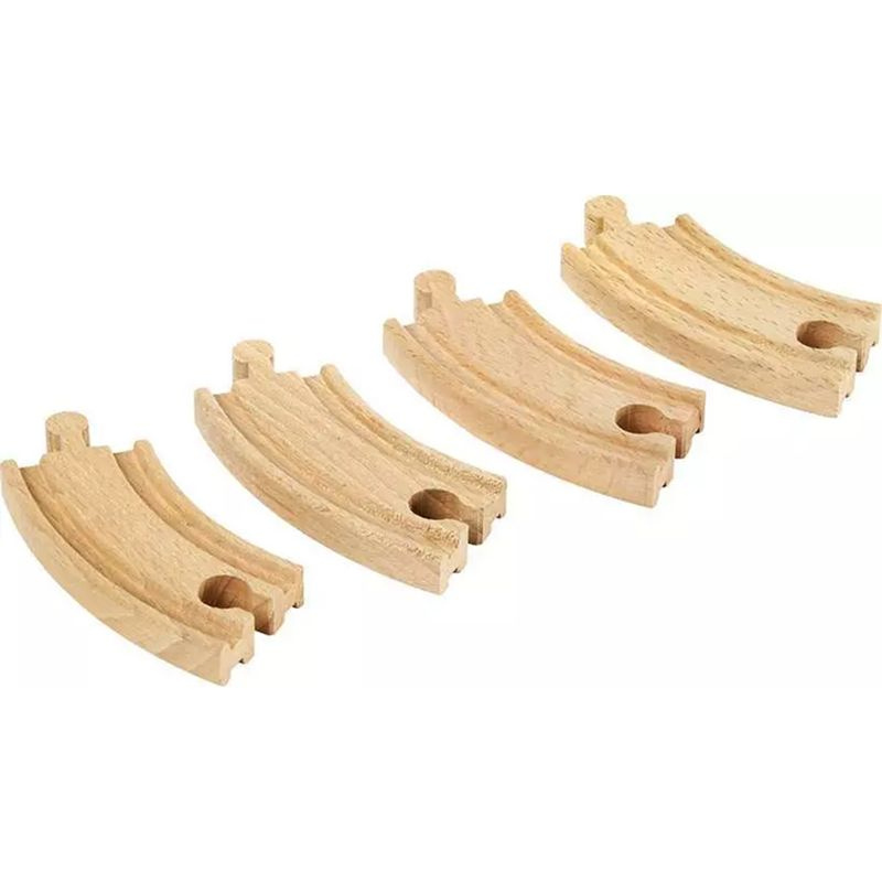 BRIO Krátké zatáčky, 90 mm, 4 ks
