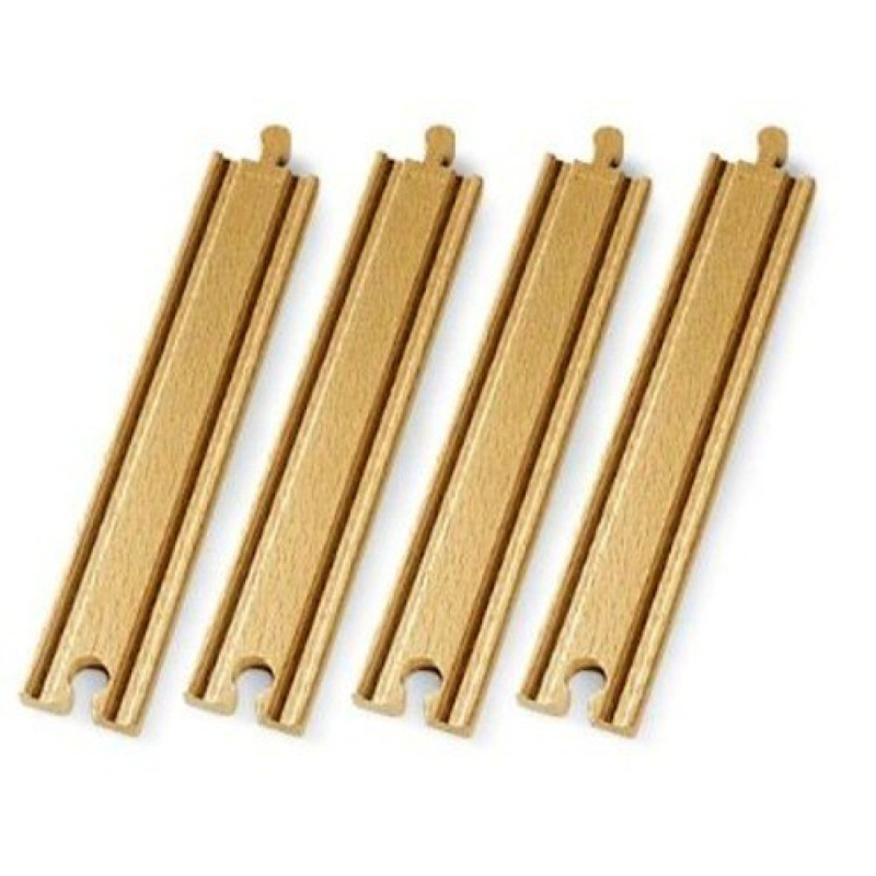 Brio 33341 Dlouhé koleje rovné, 216 mm, 4 ks