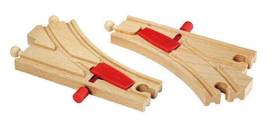 Brio 33344 Výhybky se zarážkou 1 pár