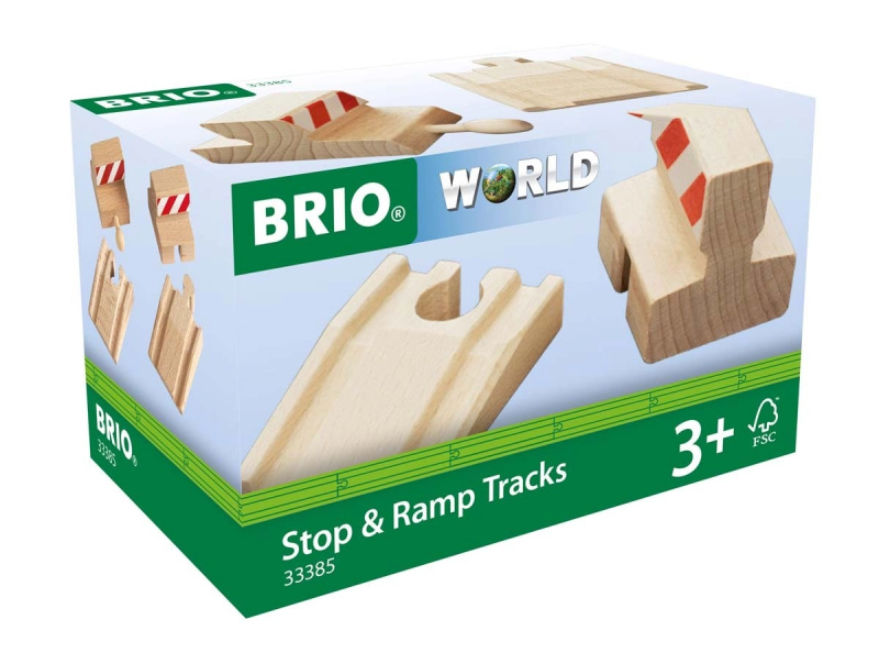 Brio 33385 Zarážka pro slepou kolej, 4 díly