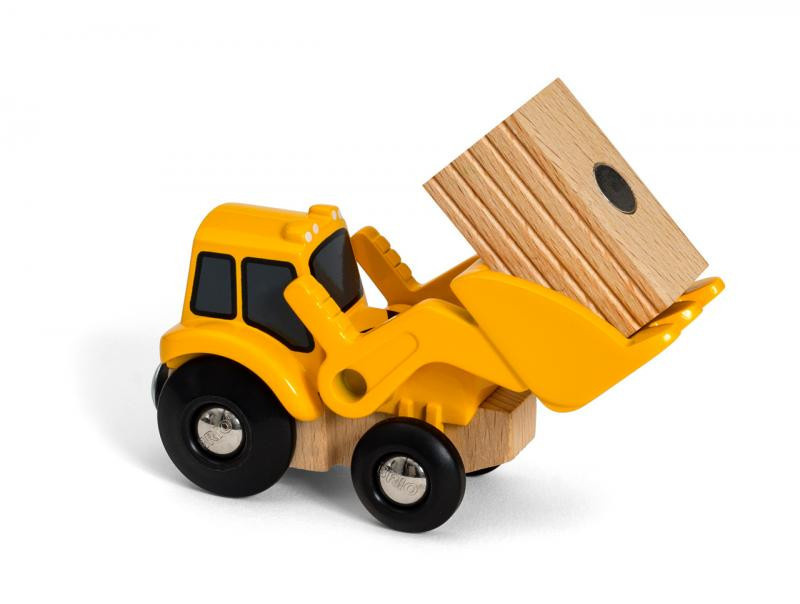 Vláčkodráha auto - Nakladač s nákladem (Brio)