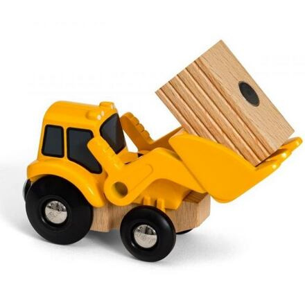 Vláčkodráha auto - Nakladač s nákladem (Brio)