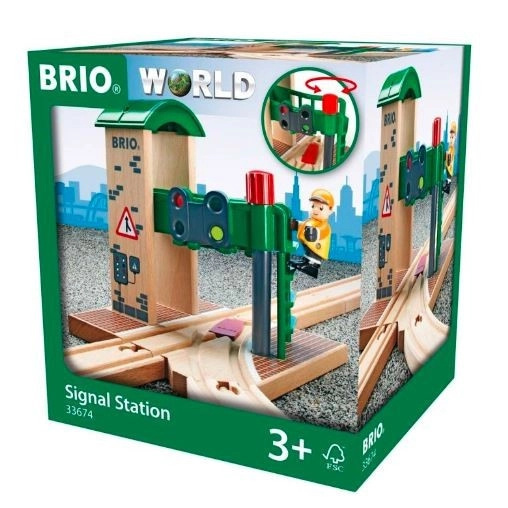 BRIO Signální stanice s výhybkou