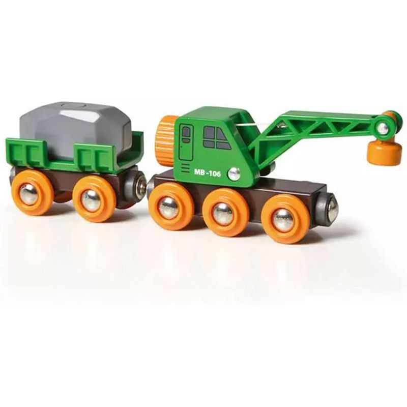 Brio 33698 Vagon + jeřáb