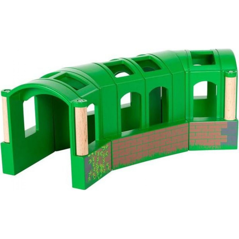 Vláčkodráha tunel - Flexibilní zahnutý (Brio)
