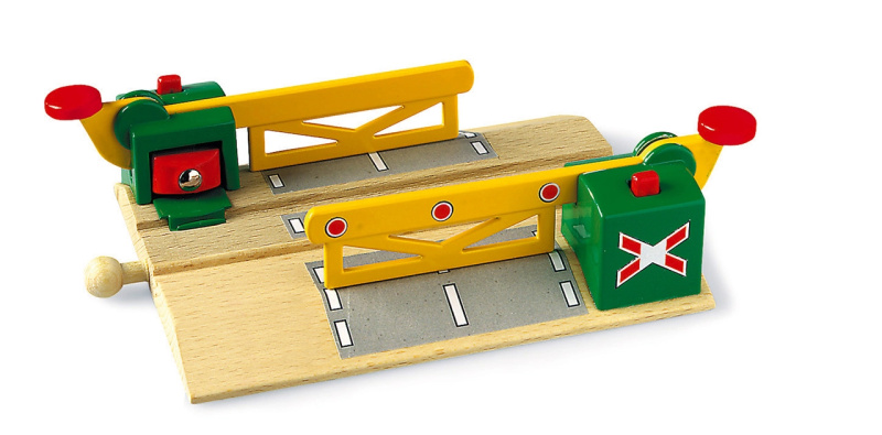 Vláčkodráha přejezd - Železniční magnetický (Brio)