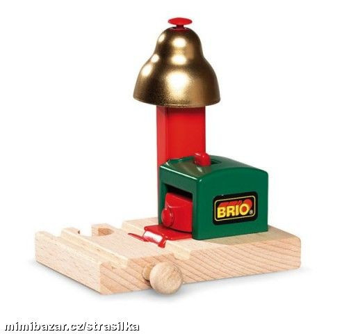 Vláčkodráha budovy - Magnetická zvuková signalizace (Brio)