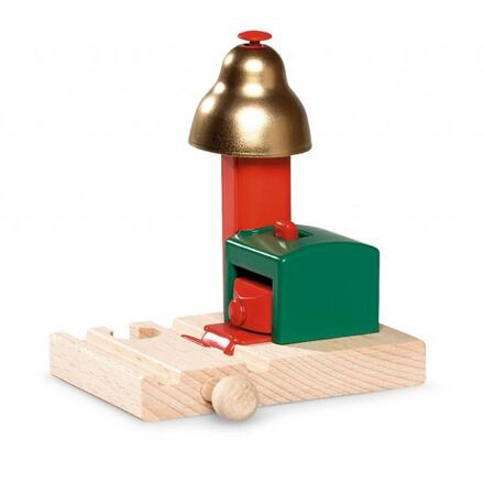 Vláčkodráha budovy - Magnetická zvuková signalizace (Brio)