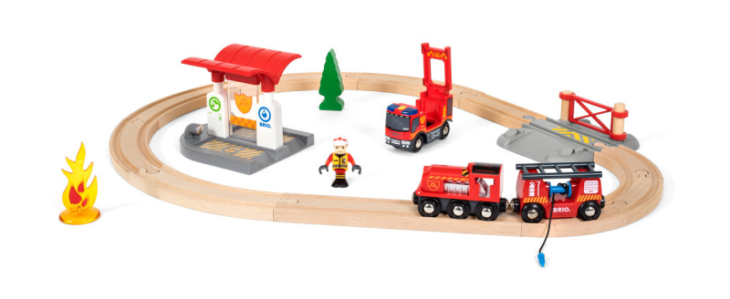 Brio 33815 Záchranářská vláčkodráha hasiči