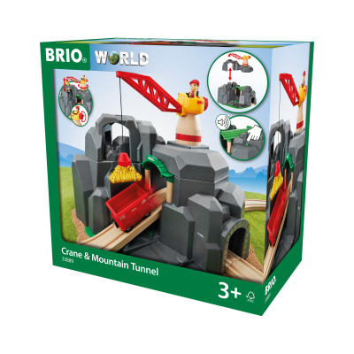 Brio World 33889 Jeřáb a horský tunel