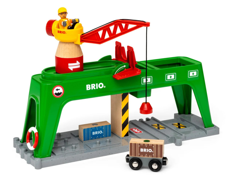 Vláčkodráha jeřáby - Nákladní jeřáb (Brio)