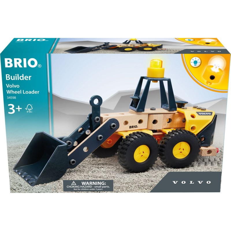 Brio 34598 Builder Kolový nakladač Volvo
