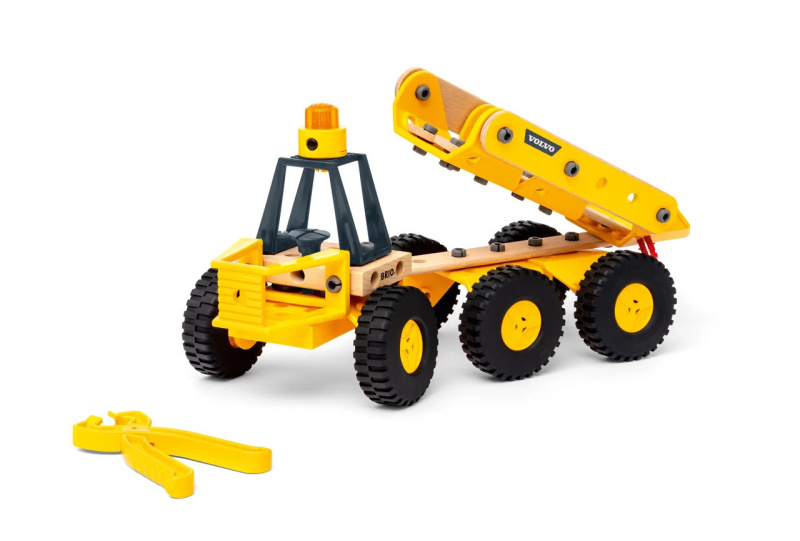 BRIO herní set 34599 Stavebnice Brio Builder Sklápěčka Volvo