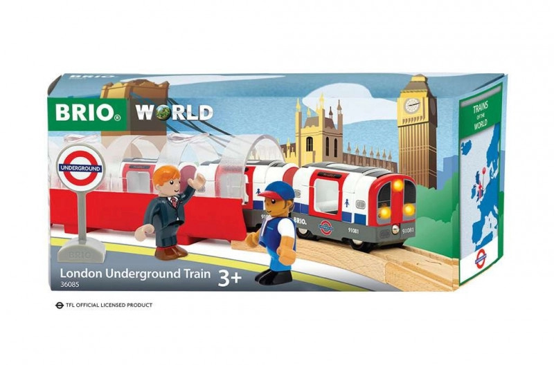 Vláčkodráha vláček - Londýnské metro s tunelem (Brio)