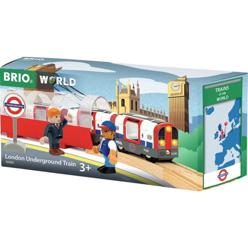 Vláčkodráha vláček - Londýnské metro s tunelem (Brio)