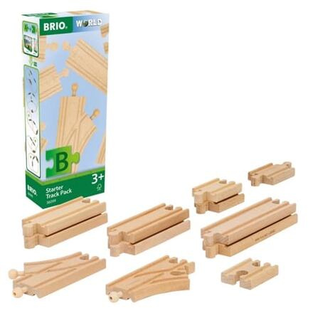 Vláčkodráha set kolejí - Startovací sada, 12ks (Brio)