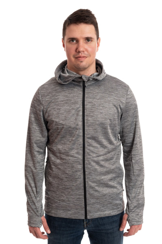 Pánská powerstretch mikina s kapucí 2117 Hide černá Velikost: XL