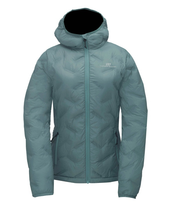 2117 of Sweden 2117 ISABO Dámská lehká péřová bunda ECO, Dk Mint Velikost: XL