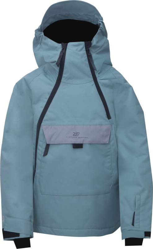 Dětský lyžařský anorak 2117 Lillhem Eco 2L tmavě mentolová Velikost: 116