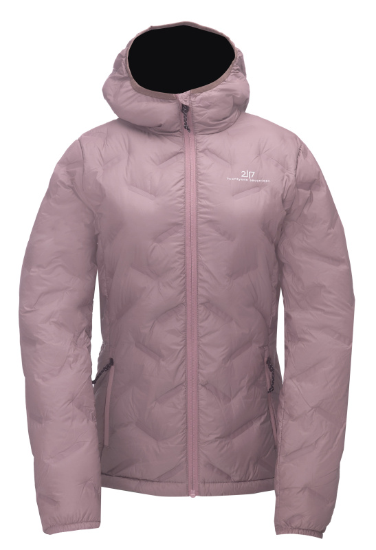 2117 of Sweden 2117 ISABO Dámská lehká péřová bunda ECO, růžová Velikost: XL
