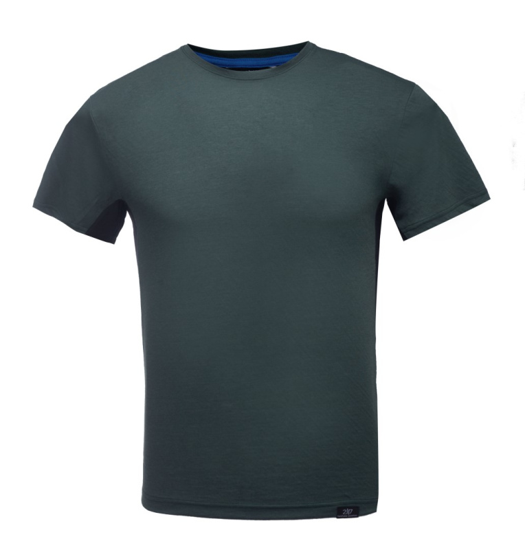Pánské merino triko 2117 Almo zelené Velikost: XL