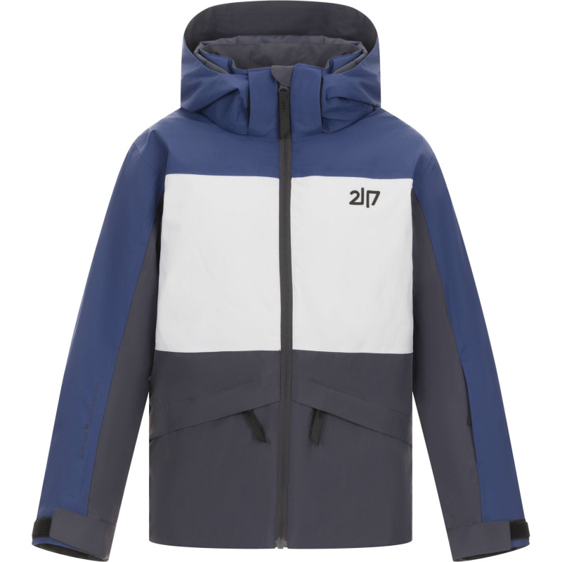 2117 of Sweden Ottebol, lyžařská bunda, junior, modrá