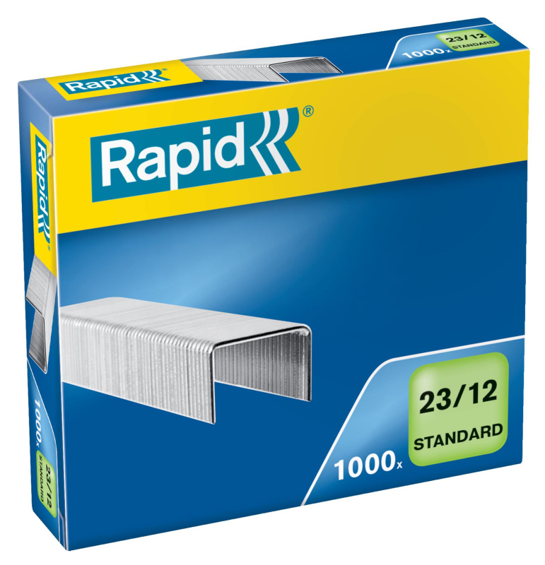 Drátky do sešívaček Rapid Standard 23/12, 1000 ks