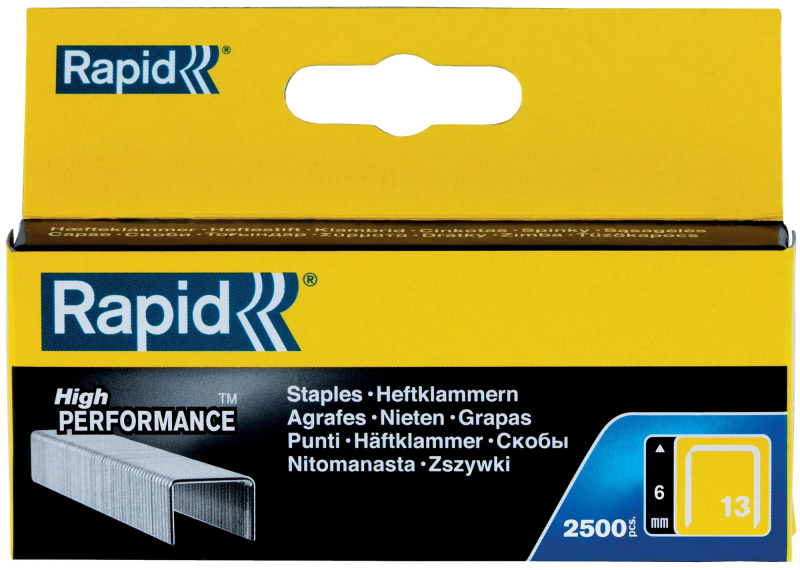 Spony Rapid High Performance 13 10,6×6×0,7 mm 2 500 ks