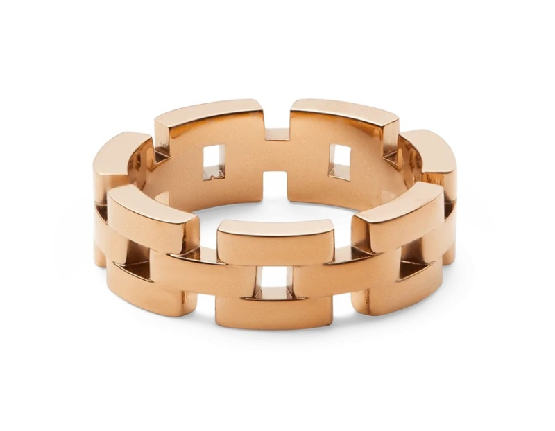 Daniel Wellington Fashion pozlacený prsten 3-Link DW0040096 58 mm