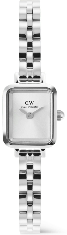 Daniel Wellington Quadro Mini 15.4x18.2 Arch 3-Link White Sunray Silver DW00100844