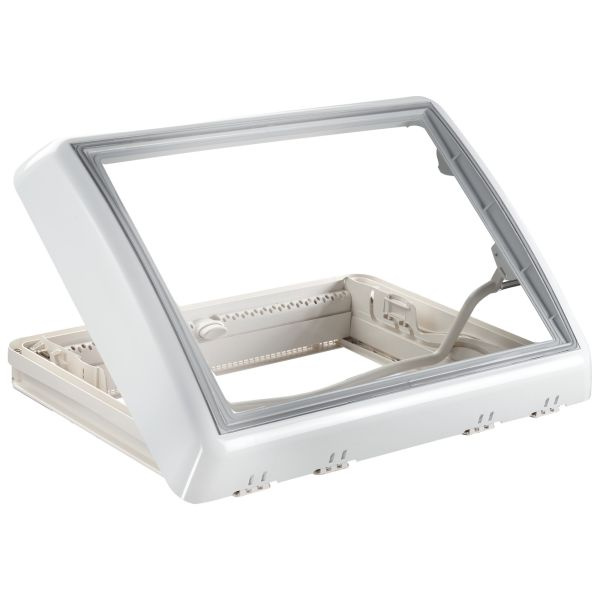 Střešní okno Dometic MIDI HEKI FL 50x70 cm bez nucené ventilace a madlem pro otevírání Barva rámu: Krémově bílá