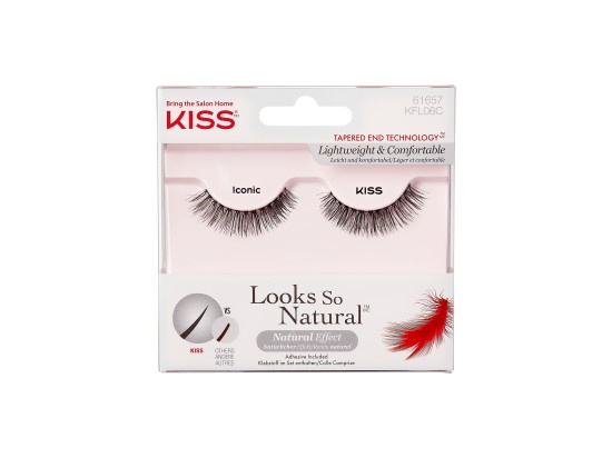 KISS Look So Natural umělé řasy Iconic 2 ks
