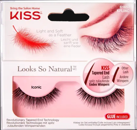 KISS Look So Natural umělé řasy Iconic 2 ks