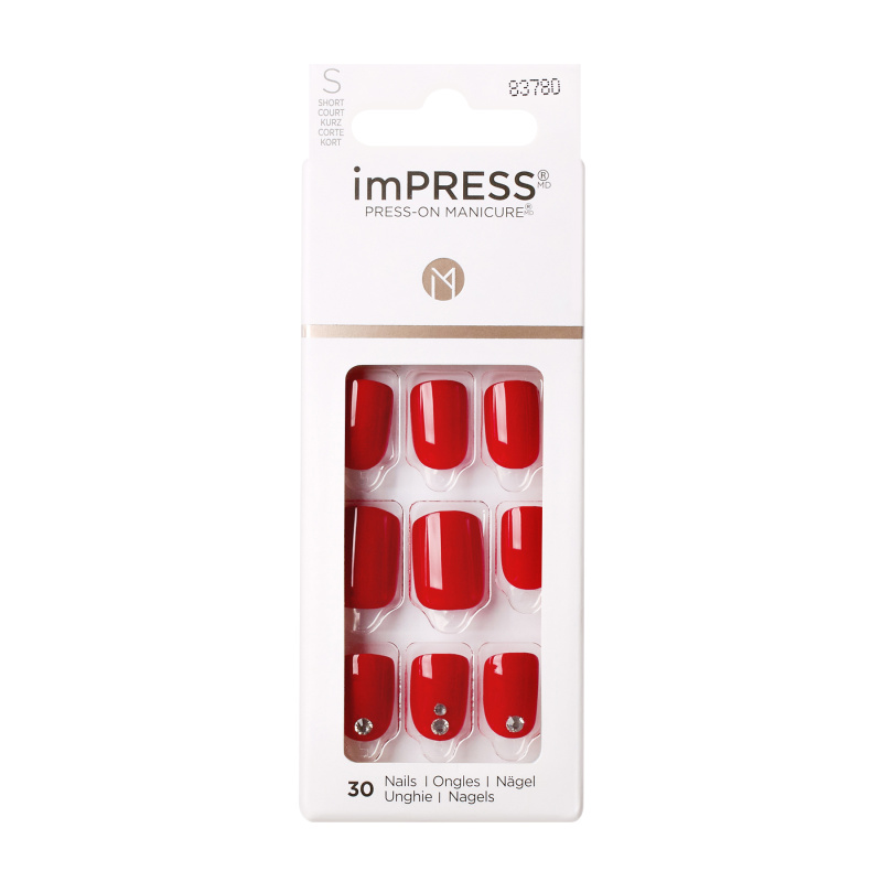 KISS imPRESS Short umělé nehty Kill Heels 30 ks