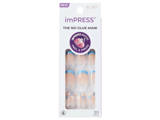 KISS imPRESS The No Glue Mani umělé nehty samolepicí 30 ks