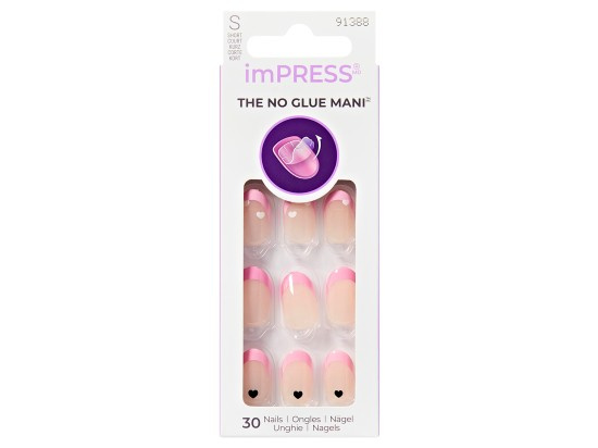 KISS imPRESS The No Glue Mani umělé nehty samolepicí Ditto 30 ks