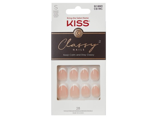 KISS Classy Nails Keep Calm and Stay Classy umělé nehty 28 ks