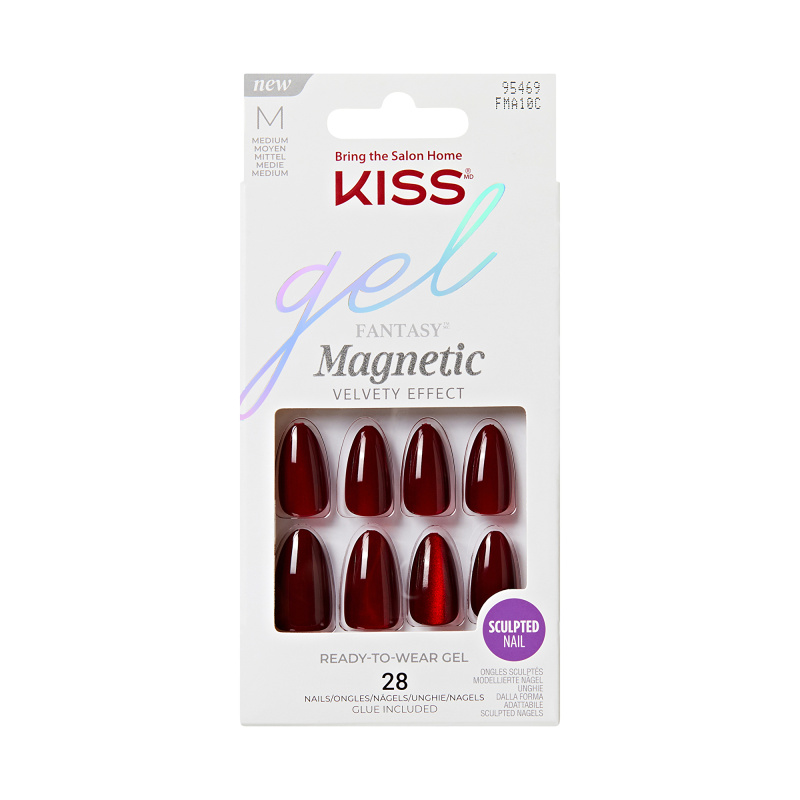 KISS Umělé nehty Gel Fantasy Magnetic - BeatBelles 28 ks
