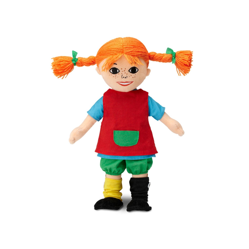 Micki of Sweden Pippi Dlouhá punčocha měkká látková panenka 30 cm
