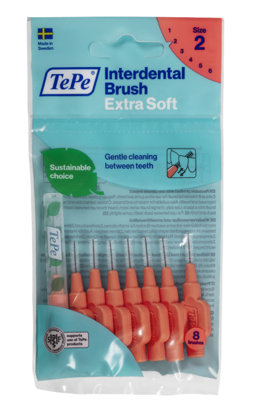 TePe Extra Soft mezizubní kartáčky 0,5 mm 8 ks