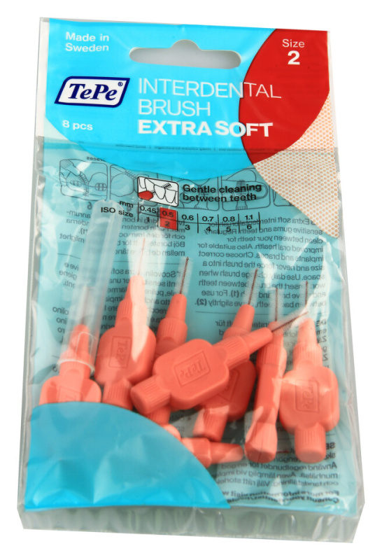 TePe Extra Soft mezizubní kartáčky 0,5 mm 8 ks
