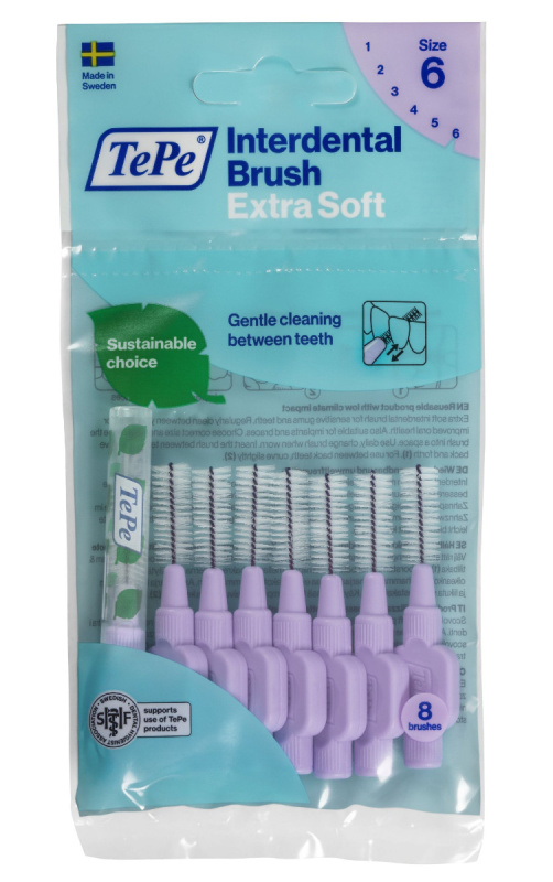 TePe Extra Soft mezizubní kartáčky 1,1 mm 8 ks