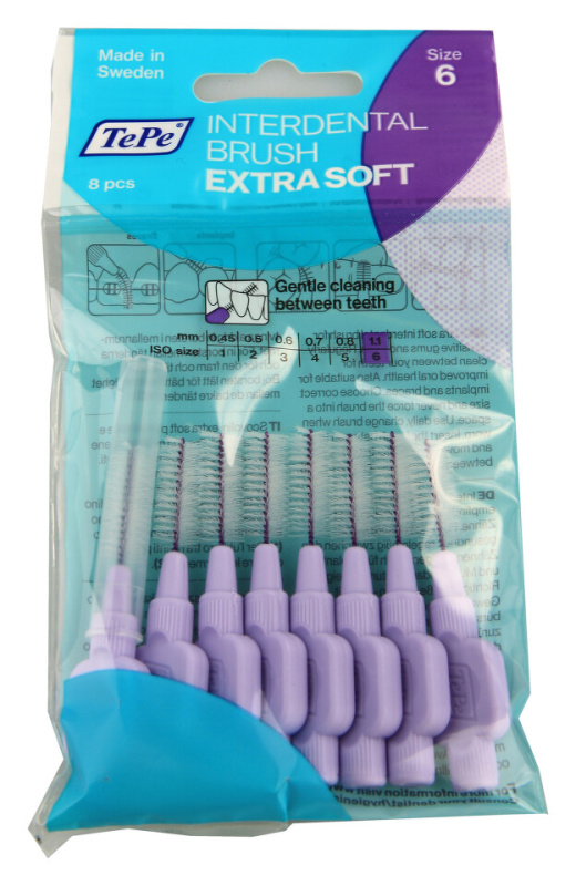 TePe Extra Soft mezizubní kartáčky 1,1 mm 8 ks