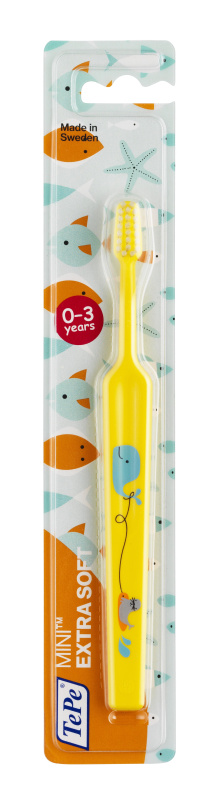 TePe Mini x-soft, zubní kartáček pro nejmenší